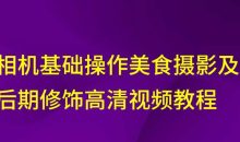 相机美食摄影及后期修饰教程