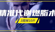 精准代谢燃脂术，3周掉10斤