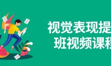 视觉表现提升班视频课程