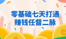零基础七天打通赚钱任督二脉