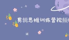 剪辑思维训练营视频教程