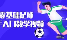 零基础足球新手入门教学视频