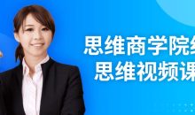 思维商学院经营思维视频课程
