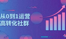 教你从0到1运营打造高转化社群