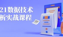 2021数据技术分析实战课程