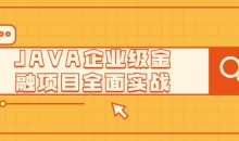 JAVA企业级金融项目全面实战