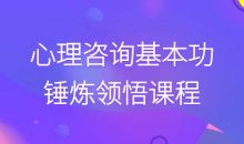 心理咨询基本功锤炼领悟课程