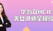 华为双HCIE美女讲师全程授课