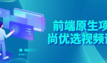前端原生项目尚优选视频课程