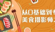 从0基础到专业美食摄影师之路