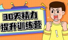 30天精力提升训练营视频课程