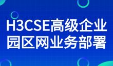 H3CSE高级企业园区网业务部署