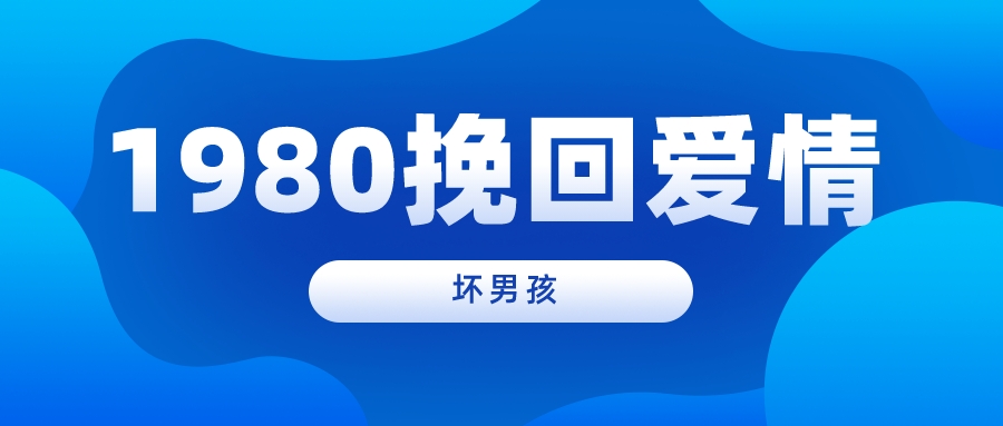 【坏男孩】1980挽回爱情