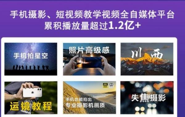 玩摄学院2022玩转手机影像全系课,零基础的小白也能进阶成为手机摄影专业人士