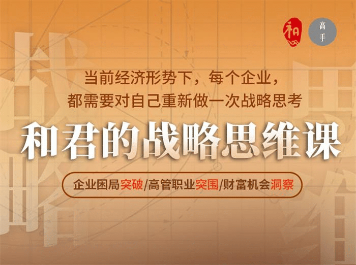 和君的战略思维课－企业困局突破/高管职业突围/财富机会洞察