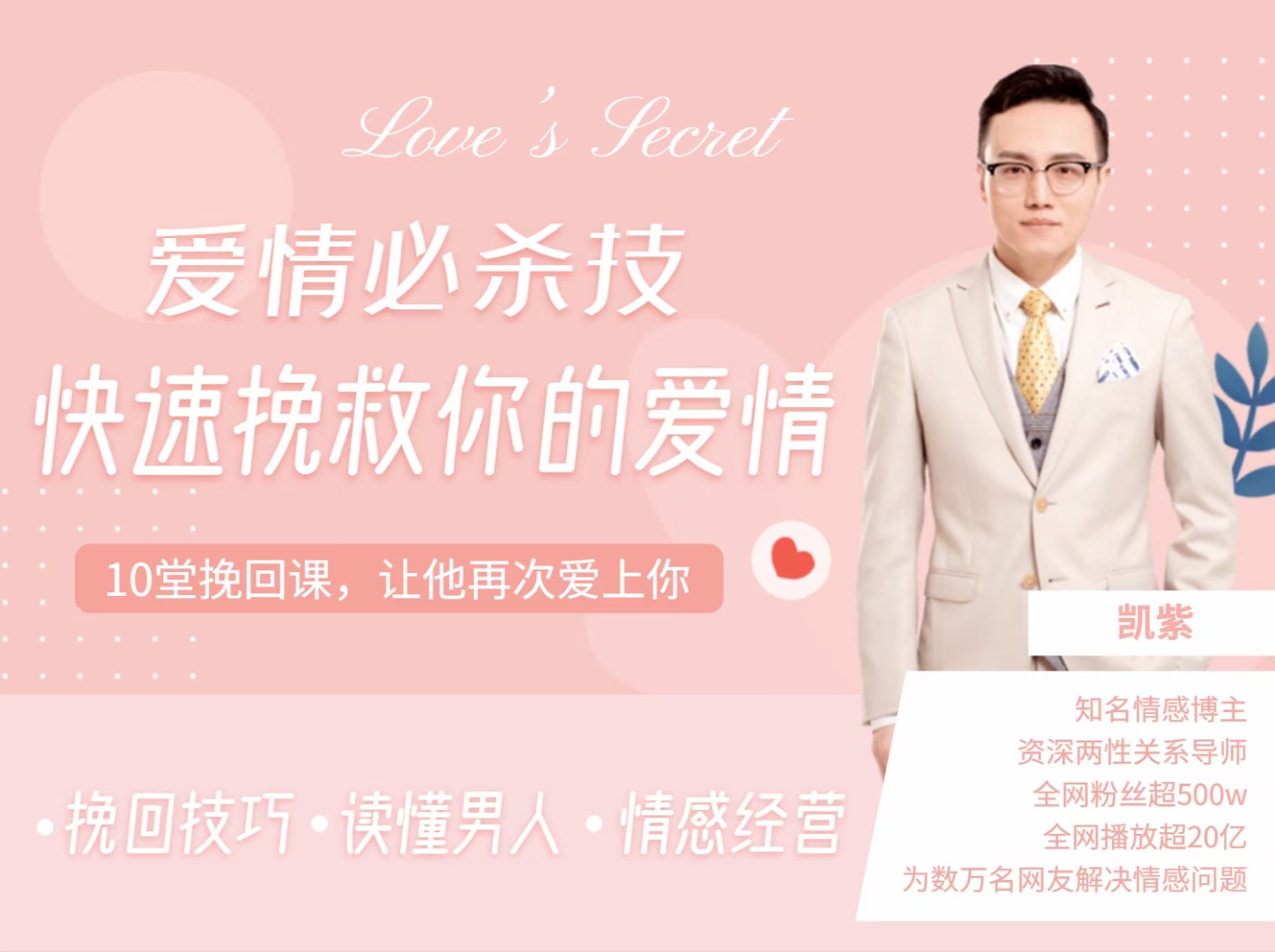 凯紫爱情必杀技—快速挽救你的爱情，读懂男人情感经营