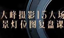 大峰摄影15大场景灯位图复盘课