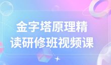 金字塔原理精读研修班视频课