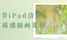 22节iPad清新治愈质感插画课程