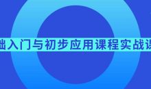 基础入门与初步应用课程实战课程