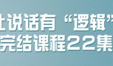让说话有“逻辑”完结课程22集