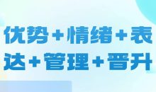 优势+情绪+表达+管理+晋升