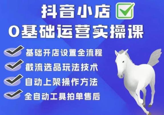 百宝电商-抖店22期120节完整百宝电商课程
