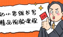 幼小思维书写精品视频课程