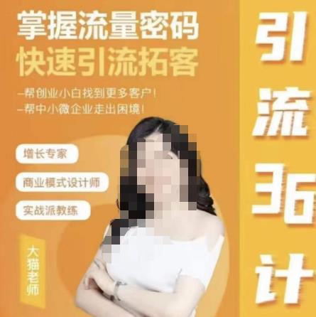 大猫·引流36计掌握流量密码快速引流课