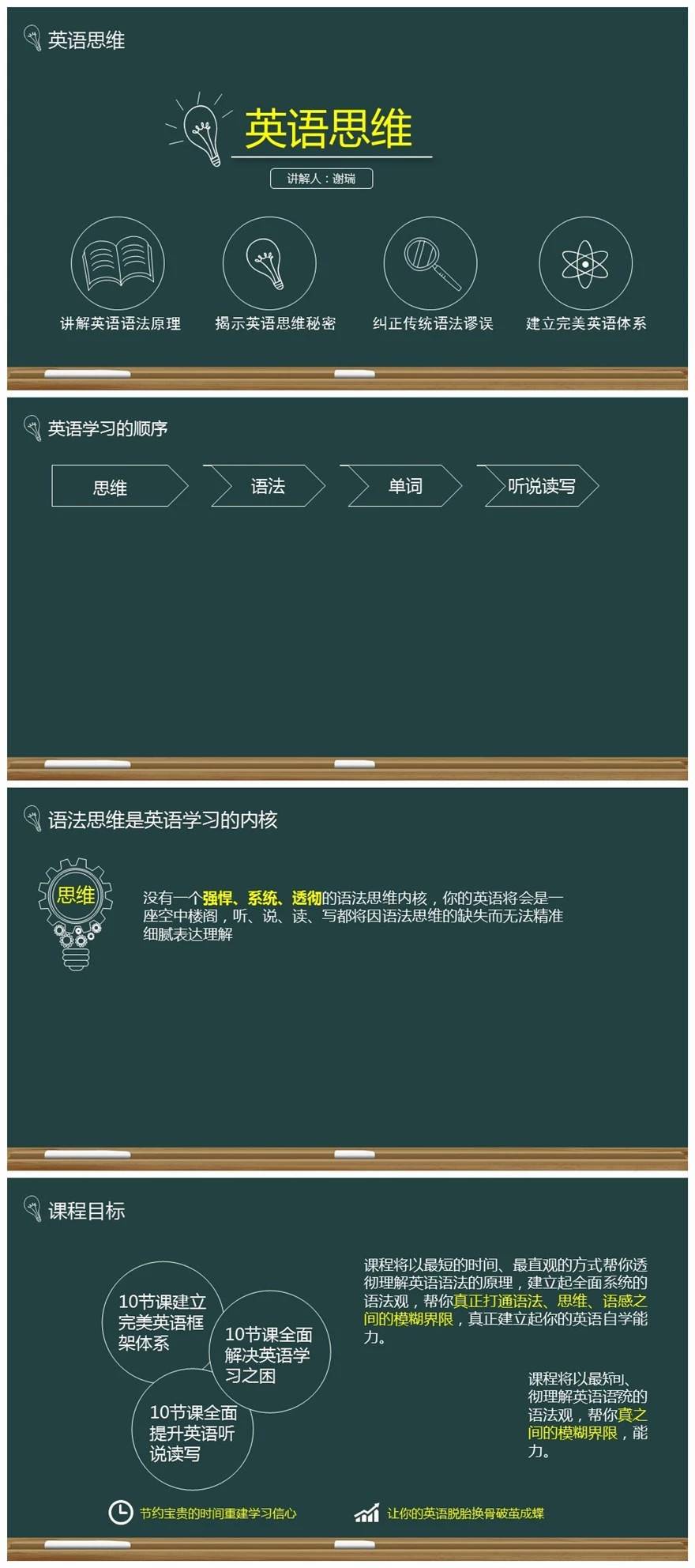 英语思维:十课建立完美语法体系