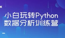 小白玩转Python数据分析训练营