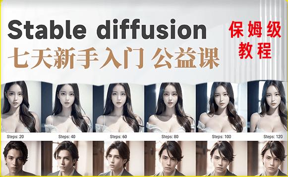 AI训练营系统的stable diffusion基础课