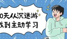 30天从沉迷游戏到主动学习