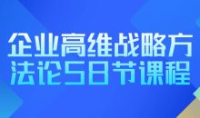 企业高维战略方法论58节课程