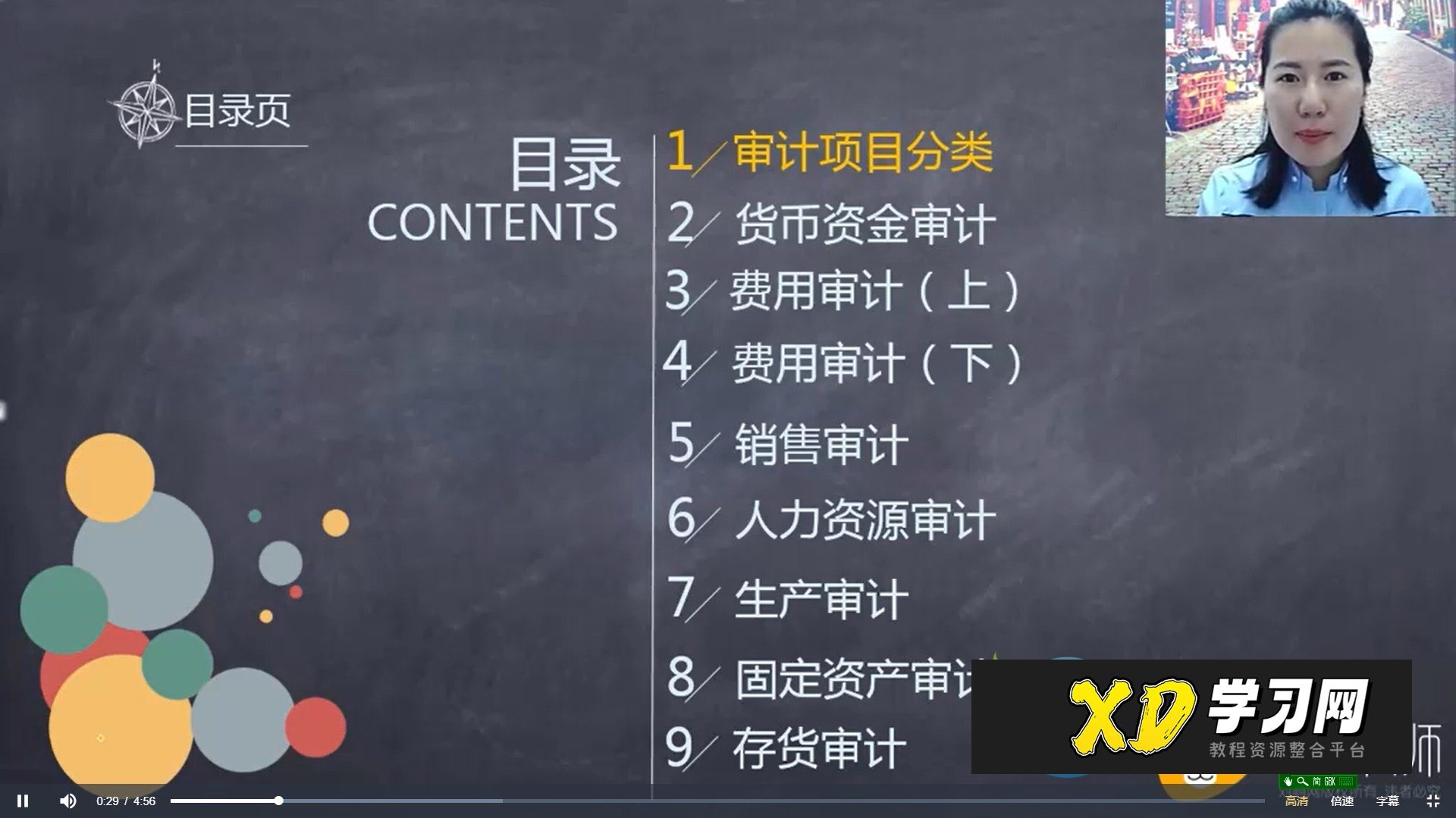 会计狮课堂沫沫:企业内审审计助理必修课(视频)