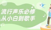 流行声乐必修从小白到歌手