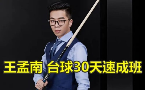 王孟南台球教程教学 入门进阶1-3月实现一杆清视频课程