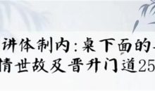 单位阳谋：讲透体制内单位门道251节
