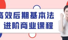 高效后期基本法进阶商业课程
