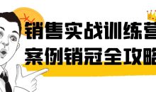 销售实战训练营案例销冠全攻略