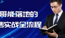 悟哥能落地的销售实战全流程