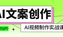 AI文案创作与AI视频制作实战课