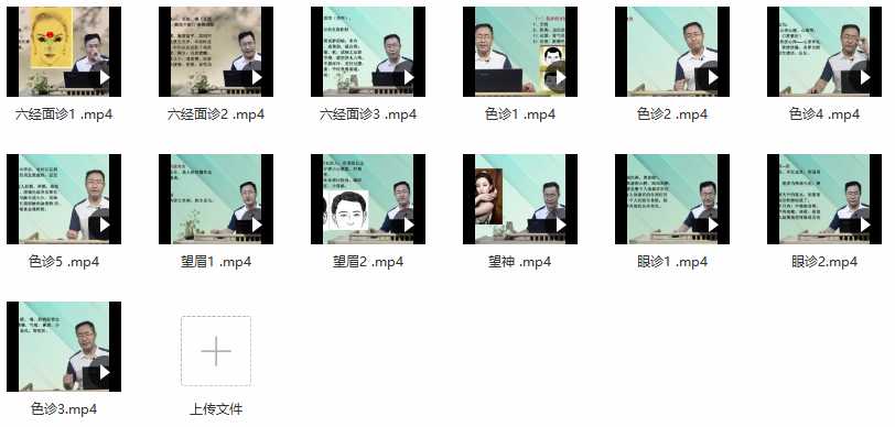 王涛中医面诊基础13集望诊色诊眼诊望眉六经面诊