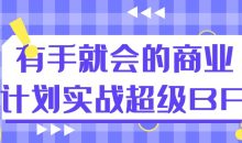 有手就会的商业计划实战超级BP