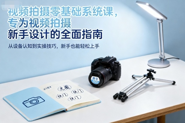 视频拍摄新手友好课程:零基础系统指南插图 视频拍摄新手友好课程:零基础系统指南插图