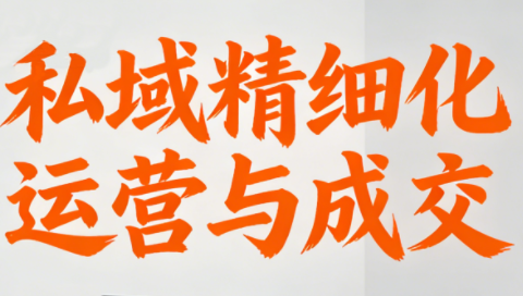 楚老师私域运营课程：精细化运营与成交秘籍插图
