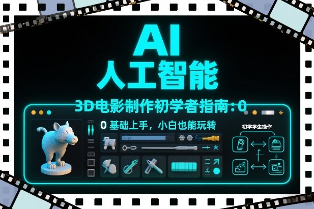 玩转AI人工智能制作3D短片：零基础入门指南插图