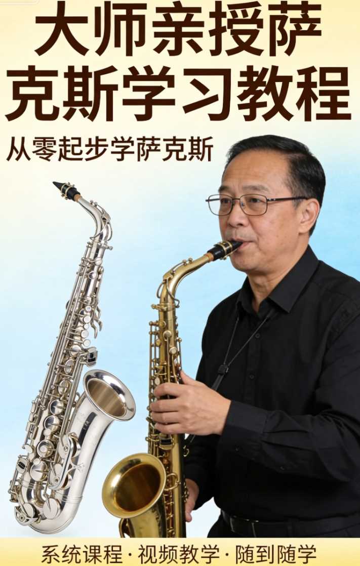大师亲授萨克斯学习教程_从零起步学萨克斯