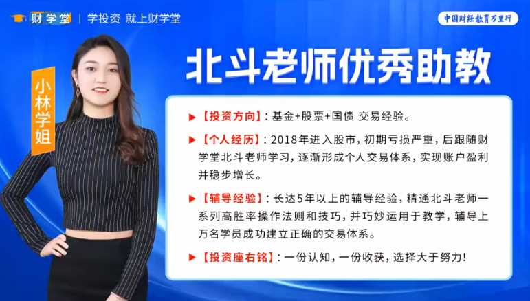 北斗老师《九九归一交易体系》助教督导课