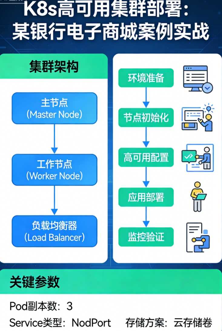 K8s高可用集群部署：基于某银行电子商城k8s部署案例实战